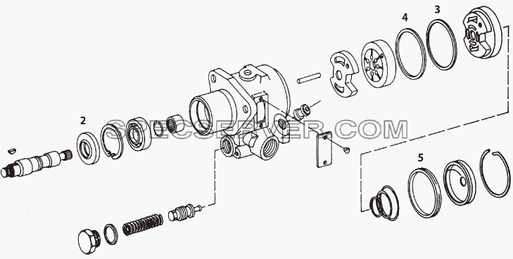 POWER STEERING PUMP для LP/LPT 613 LHD (список запасных частей)
