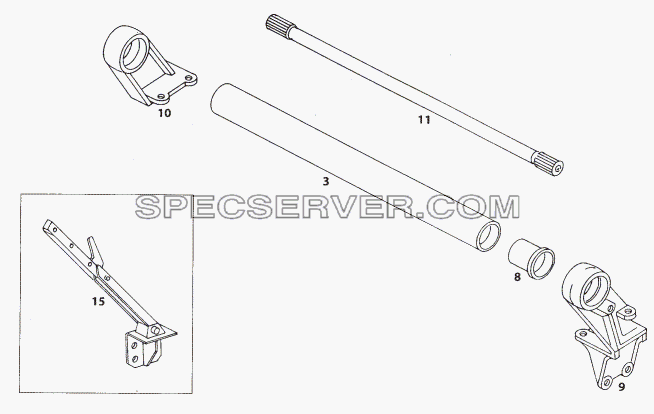 CAB MOUNTING (FRONT) для LP/LPT 613 LHD (список запасных частей)