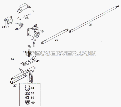 CAB MOUNTING (REAR) для LP/LPT 613 LHD (список запасных частей)