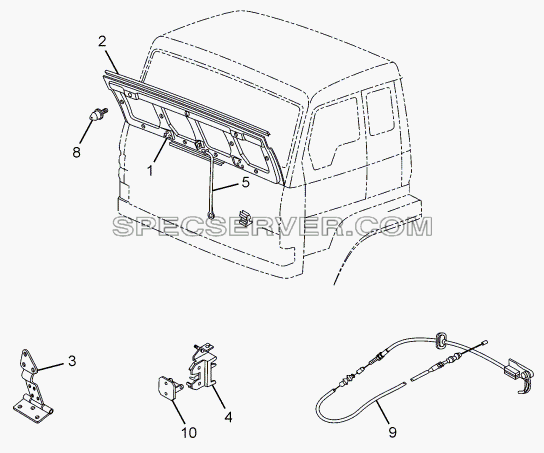 CENTER FLAP для LPT 613/34 WB Euro III (список запасных частей)