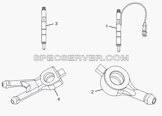 INJECTOR для LPT 613/34 WB Euro III (список запасных частей)