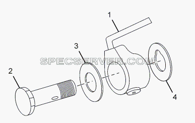 PISTON COOLING для LPT 613/34 WB Euro III (список запасных частей)