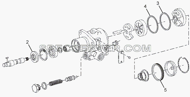 POWER STEERING PUMP для LPT 613/34 WB Euro III (список запасных частей)