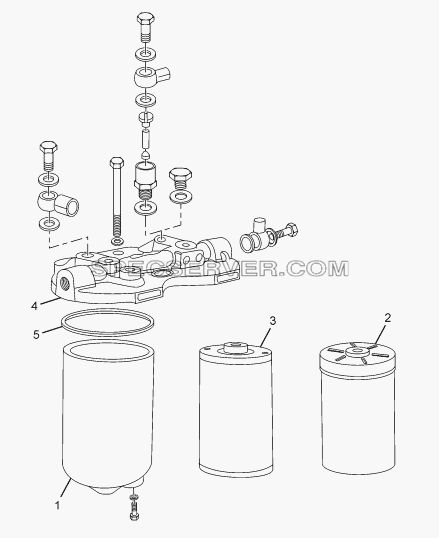 FUEL FILTER (MICO) для SFC 407 LHD Euro II (список запасных частей)