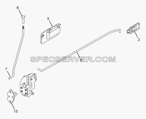DOOR LOCKS для LPT 613 LHD EURO II (список запасных частей)