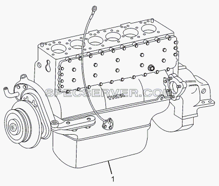 HALF BLOCK AND LONG BLOCK для LPT 613 Euro-III (список запасных частей)