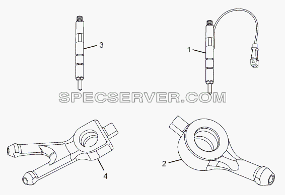 INJECTOR для LPT 613 Euro-III (список запасных частей)