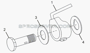 PISTON COOLING для LPT 613 Euro-III (список запасных частей)