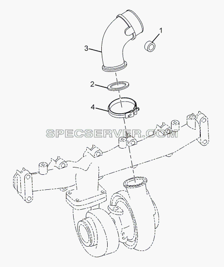 CONNECTION AIR INTAKE для LPT 1618 ТС/52 (список запасных частей)