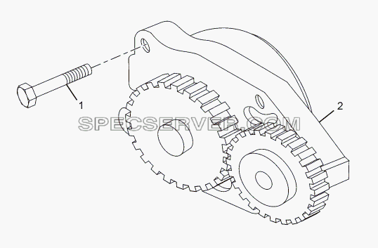 OIL PUMP для LPT 1618 ТС/52 (список запасных частей)