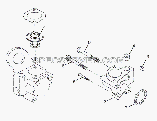 THERMOSTAT для LPT 1618 ТС/52 (список запасных частей)