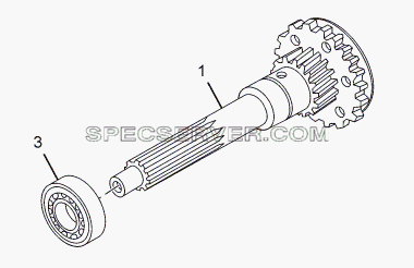 DRIVE SHAFT для LPT 1618 ТС/52 (список запасных частей)