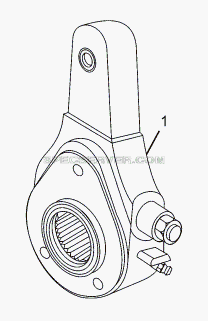 SLACK ADJUSTER (FRONT AND REAR) для LPT 1618 ТС/52 (список запасных частей)