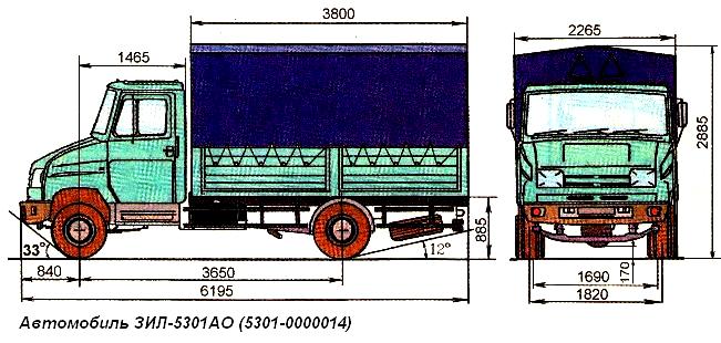 Автомобиль ЗИЛ-5301АО (5301-0000014) 